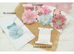 Packaging, Hair-clips Display CARDS (Small) - 10x8 cm - Pack of 25